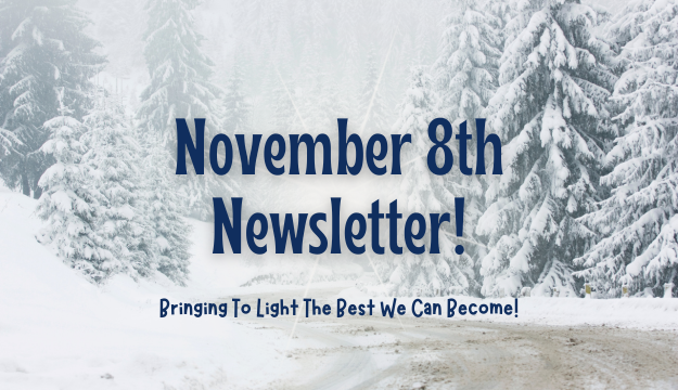 November 8th Newsletter 